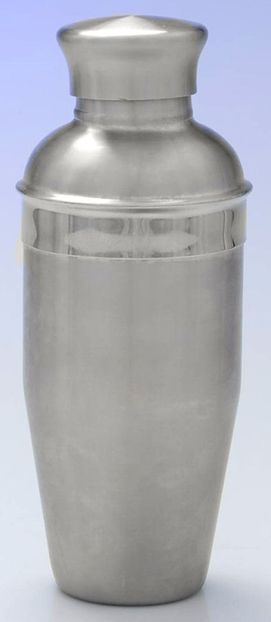 Stainless Hollowware Cocktail Shaker with Lid by Oggi Corporation-1