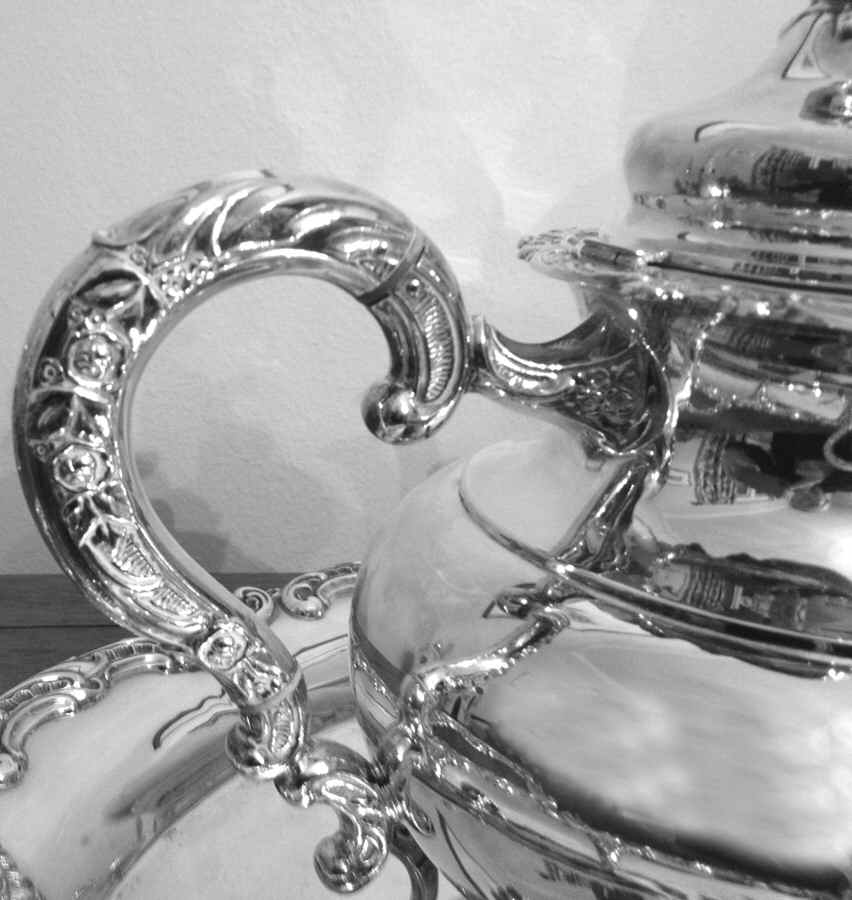 OTW1 (Sterling, Hollowware) Teapot by Otto Wolter-1