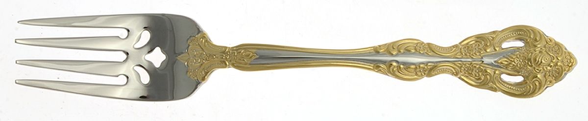 Golden Michelangelo (Stainless) Individual Salad Fork by Oneida Silver-1