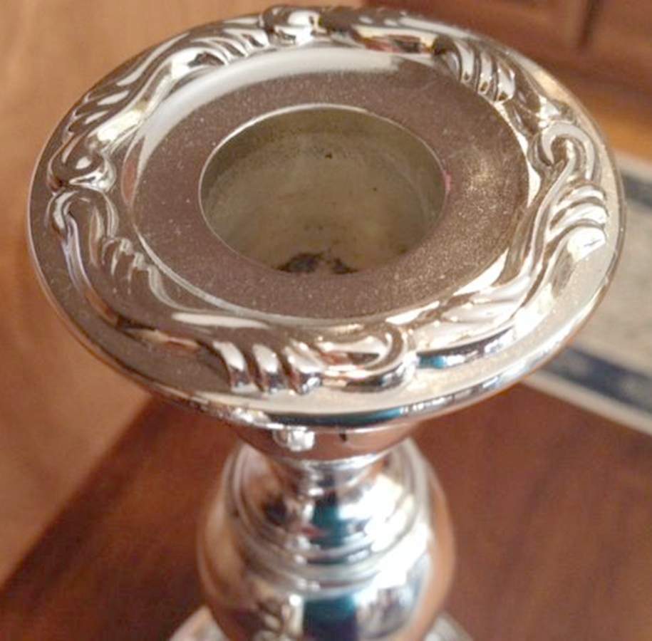 OHS406 (Silverplate, Hollowware) 9" Candlestick by Oneida Silver-1