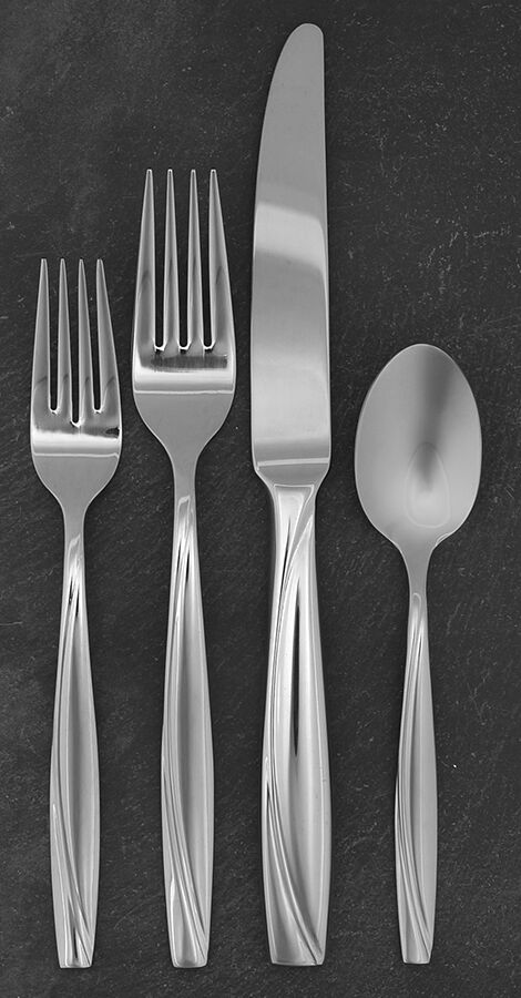 Camlynn Mirror Cleo (Stainless) 40 Piece Estate Set by Oneida Silver-1