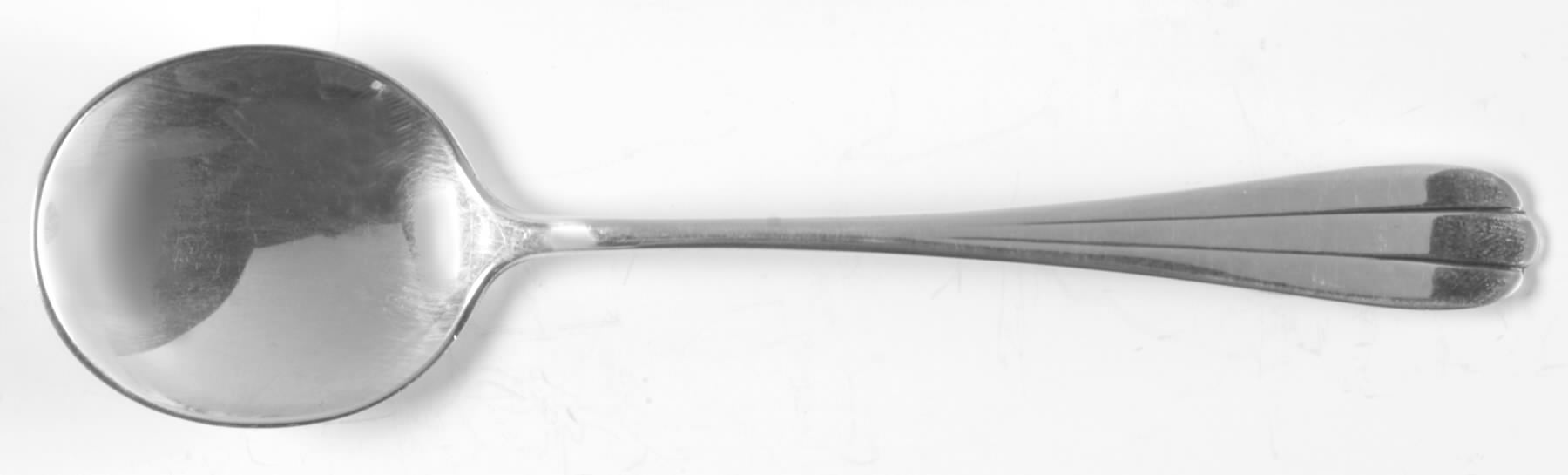 Lotus (Sterling, 1920) Round Bowl Soup Spoon (Bouillon) by Porter Blanchard-1