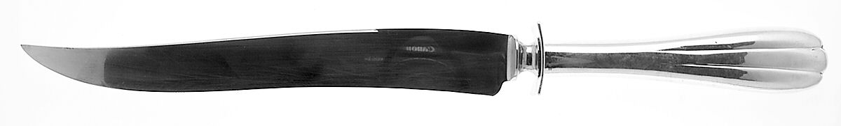 Lotus (Sterling, 1920) Large Stainless Blade Roast Carving Knife by Porter Blanchard-1
