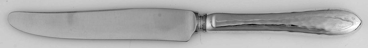 Pointed (Sterling, 1800) New French Hollow Knife with Bolster by Porter Blanchard-1