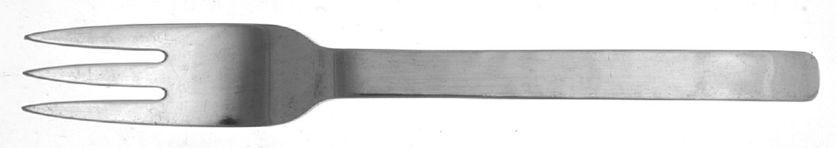Simplicity (Sterling, 1930) 3-Tine Salad Fork by Porter Blanchard-1