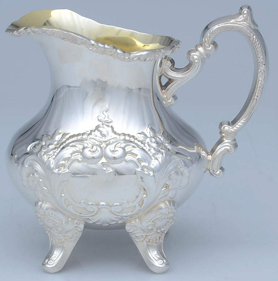 Jack Shepard Reproduction (Silverplate, Hollowware) Creamer by Poole Silver -1