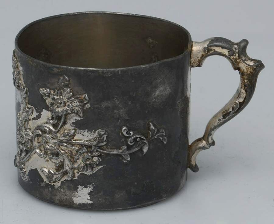 Silverplate Hollowware Silverplate Baby Cup by Poole Silver -1