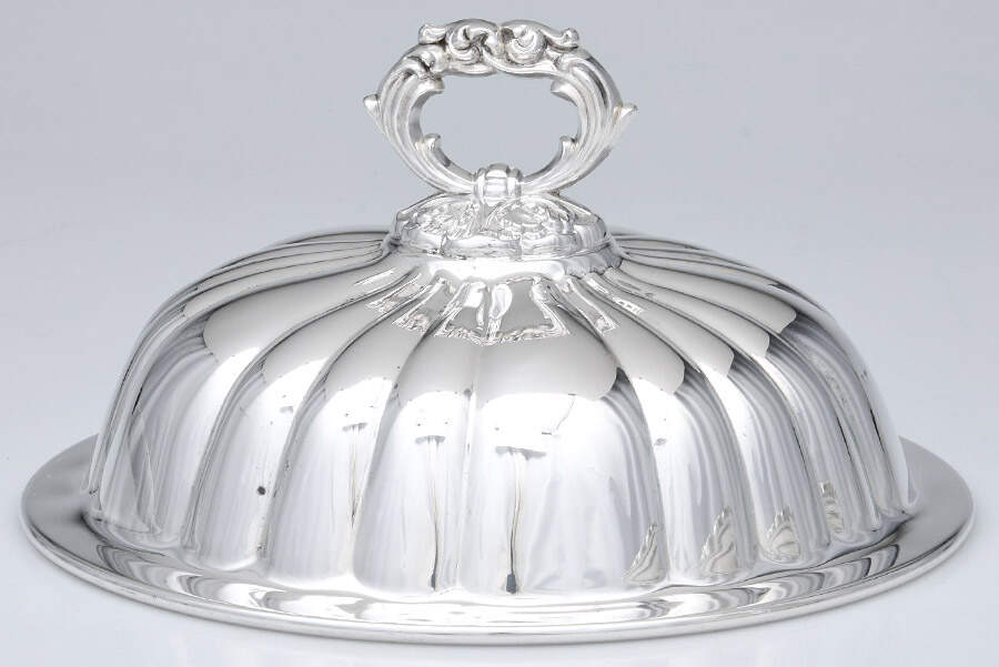 Old English (Silverplate, Hollowware) Lid for Chafing Dish by Poole Silver -1