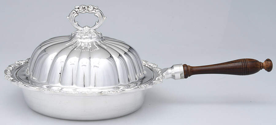 Old English (Silverplate, Hollowware) Chafing Dish & Lid by Poole Silver -1