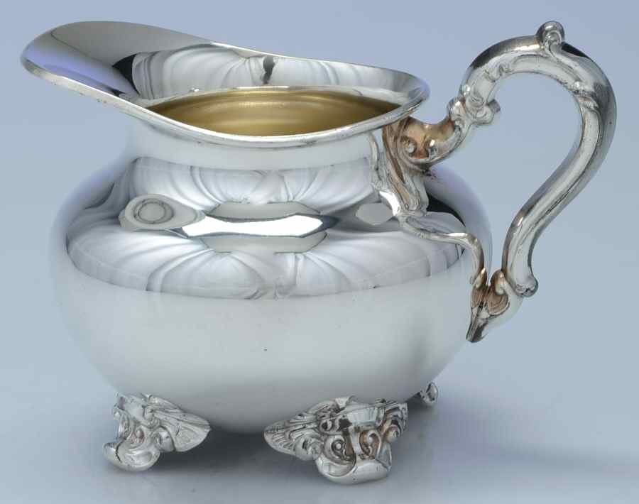 Old English (Silverplate, Hollowware) Creamer by Poole Silver -1