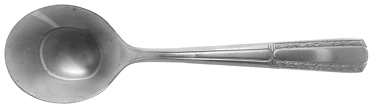 Plaza (Stainless) Round Bowl Soup Spoon (Cream Soup) by Providence-1