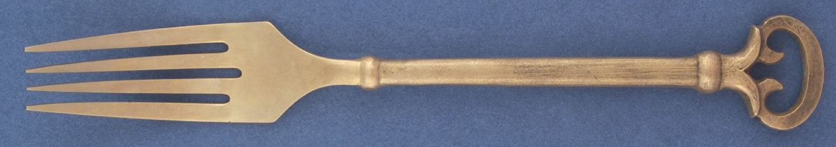 Keys (Cast Bronze) Fork by Pottery Barn-1