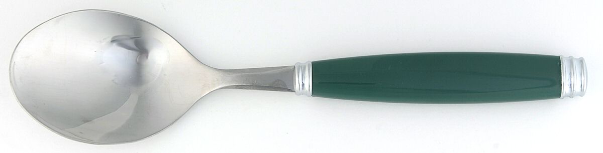 Tabletones-Green Tablespoon (Serving Spoon) by Pfaltzgraff-1