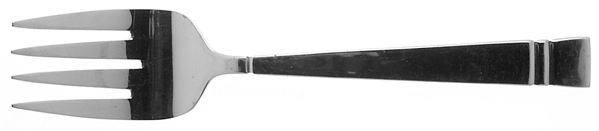 Passage (Stainless) Medium Solid Cold Meat Serving Fork by Pfaltzgraff-1