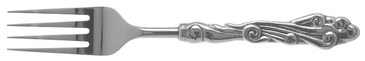 Wave (Pewter) Fork by Pottery Barn-1