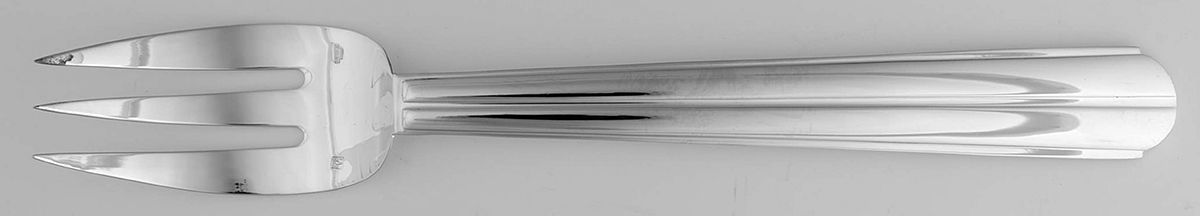 Chantaco (Silverplate) Solid Serving Fork by Puiforcat-1