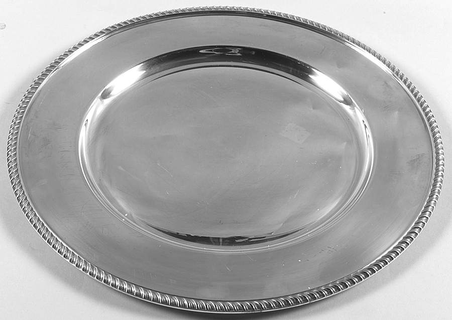 Sterling Hollowware Sterling Service Plate by Piazzi-1