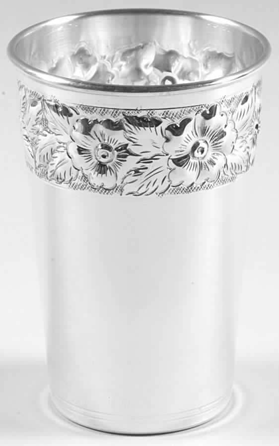 Sterling Hollowware Chased Tumbler by Piazzi-1