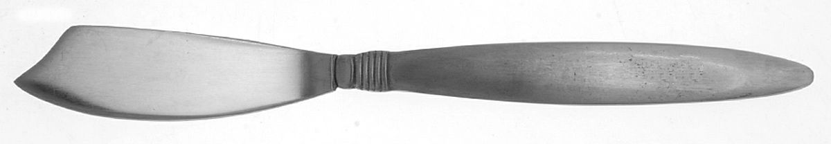 Satin Raleigh (Stainless) Flat Handle Master Butter Knife by Pfaltzgraff-1