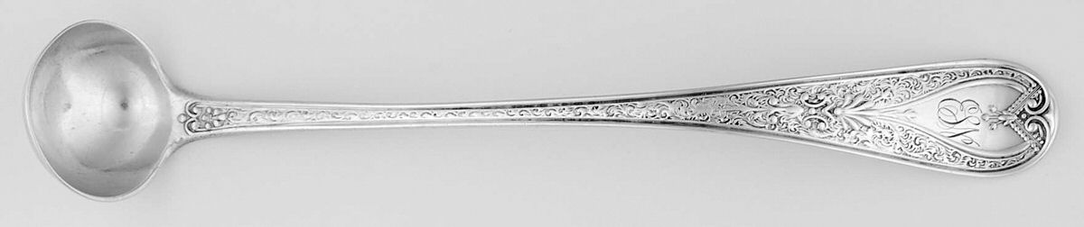 PLB2 (STERLING) Mustard Spoon by Palmer & Bachelder-1