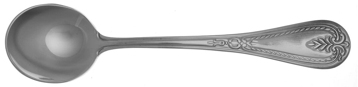 Abigail (Stainless) Round Bowl Soup Spoon (Cream Soup) HC by Pfaltzgraff-1
