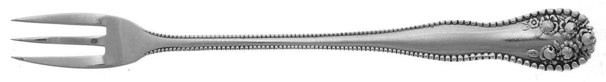 Lancaster Rose (Sterling) Cocktail/Seafood Fork by P W Ellis & Co-1