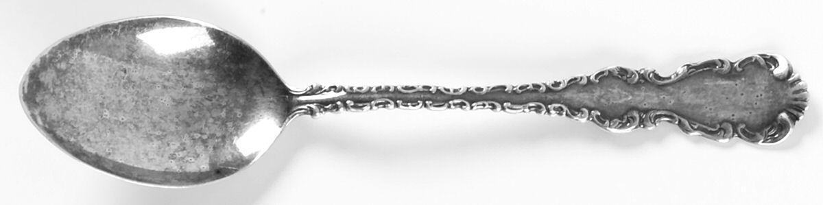 Louis XV (Sterling) Five O'Clock Teaspoon by P W Ellis & Co-1