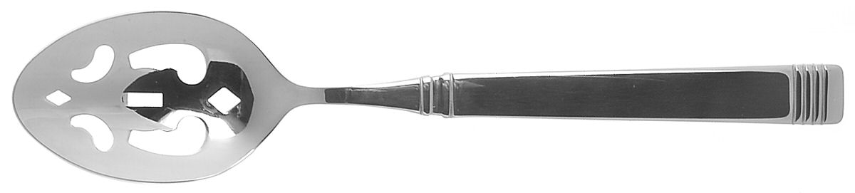 Nuance (Stainless) Pierced Tablespoon (Serving Spoon) by Pfaltzgraff-1