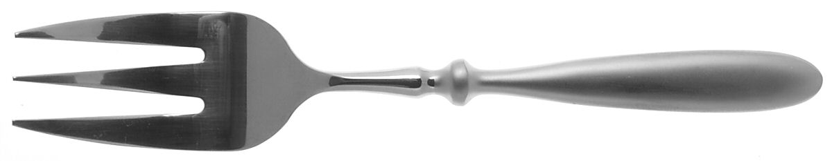 Melissa (Stainless) Medium Solid Cold Meat Serving Fork by Pfaltzgraff-1