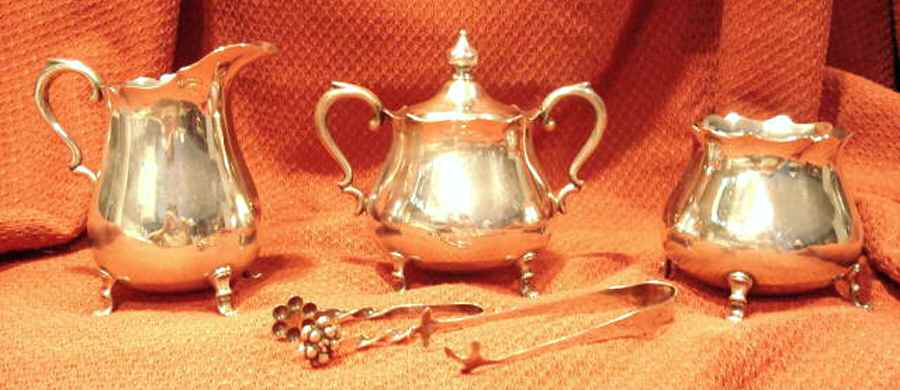 717 (Sterling, Hollowware) Sugar Bowl & Lid by P A Coon Silver Mfg-1