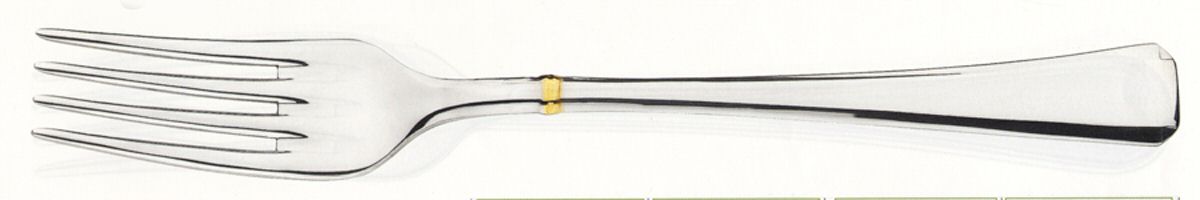 Leonardo (Stainless, Gold Accent) Fork by Pintinox-1