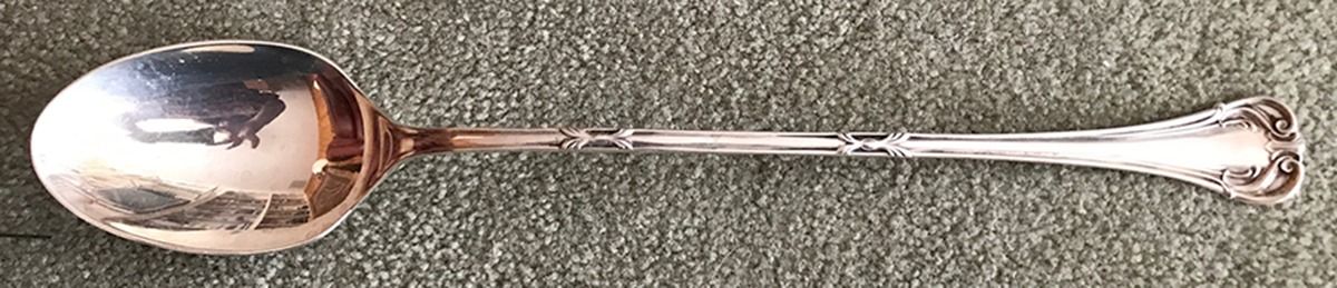 Nupical (Sterling) Large Solid Dressing Spoon by Pesa-1