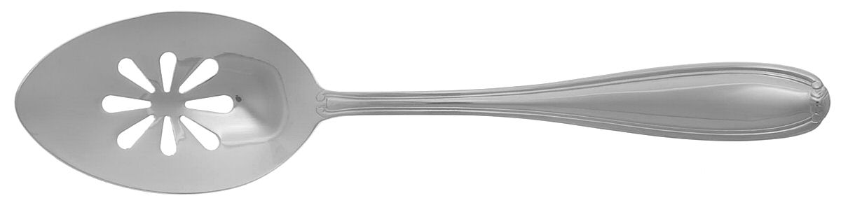 Linden (Stainless) Pierced Tablespoon (Serving Spoon) by Pfaltzgraff-1