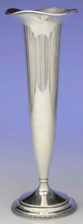 1066 (Silverplate, Hollowware) 15" Vase by Pennsylvania Silverware-1
