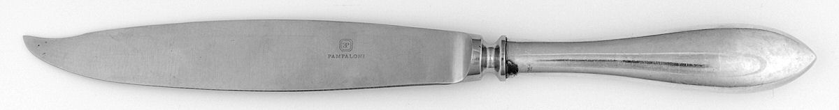 Due Sicilie (Sterling) Modern Hollow Knife by Pampaloni-1