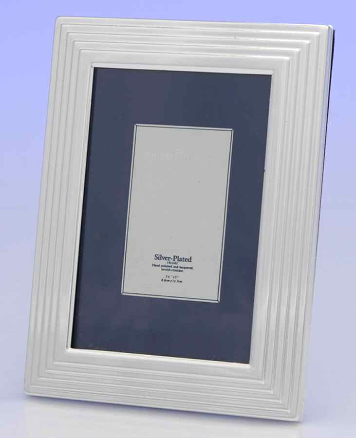 Silverplate Hollowware Frame Holds 3 1/2" X 5" by Philip Whitney Ltd.-1