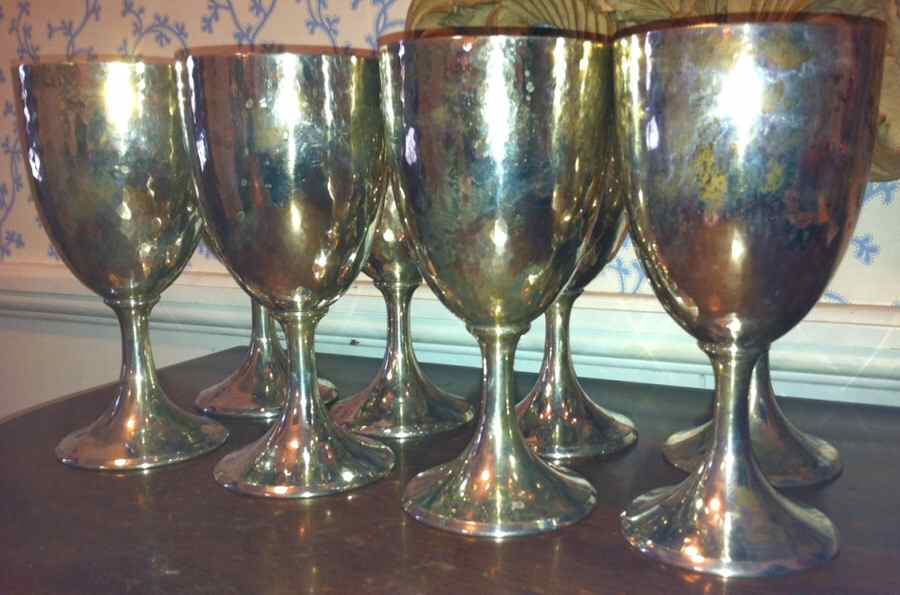 PBS10 (Sterling, Hollowware) Water Goblet by Porter Blanchard-1