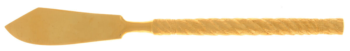 Talisman (Gold Electroplate) Hollow Handle Master Butter Knife by Prestige-1