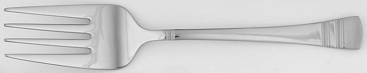 Kensington-Sapphire Bay (Stainless) Medium Solid Cold Meat Serving Fork by Pfaltzgraff-1