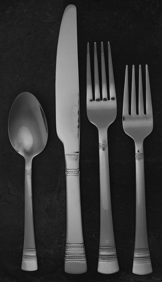 Kensington-Sapphire Bay (Stainless) 4 Piece Place Setting by Pfaltzgraff-1