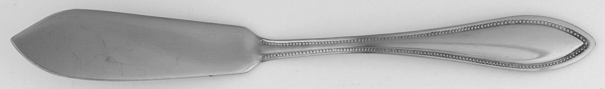 American Bead (Stainless) Flat Handle Master Butter Knife by Pfaltzgraff-1