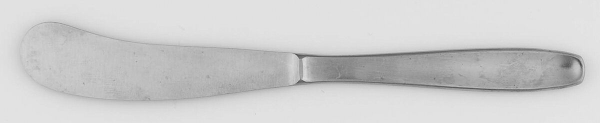 Permanent (Stainless) Flat Handle Butter Spreader by Raadvad-1