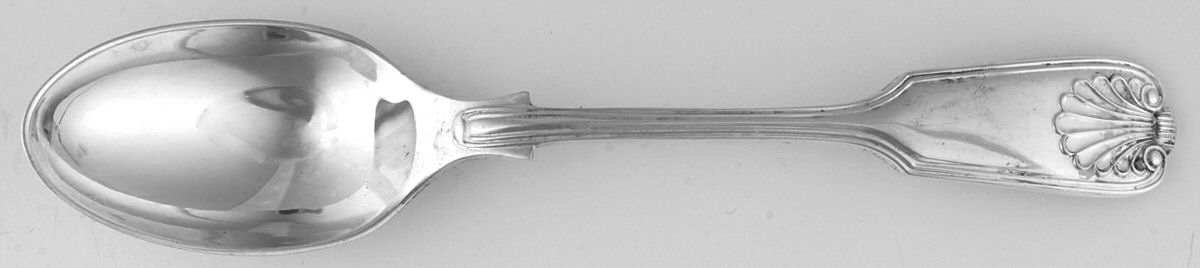 Fiddle Thread & Shell (Silverplate) Teaspoon by Roberts & Belk-1