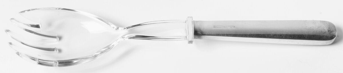 Modigliani (Silverplate) Salad Serving Fork with Plastic Prongs by Ricci (Argentieri)-1