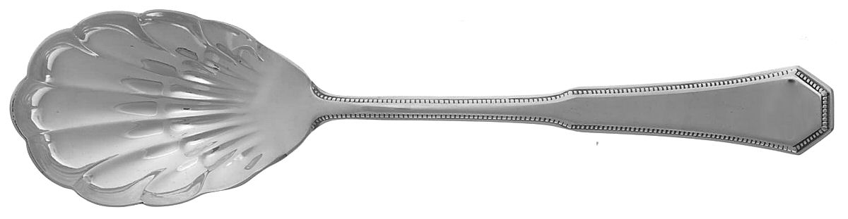 American Federal (Sterling, 1982) Sugar Shell Spoon by Reed & Barton-1