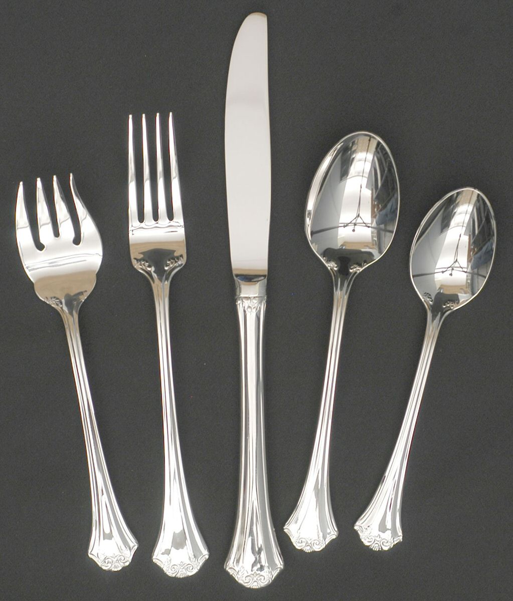 Country French (Stainless, 1984) 5 Piece Place Setting by Reed & Barton-1