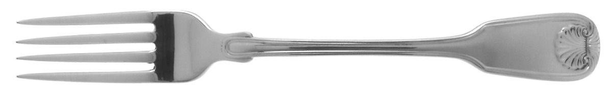 Colonial Shell (Stainless, 1961) Fork by Reed & Barton-1