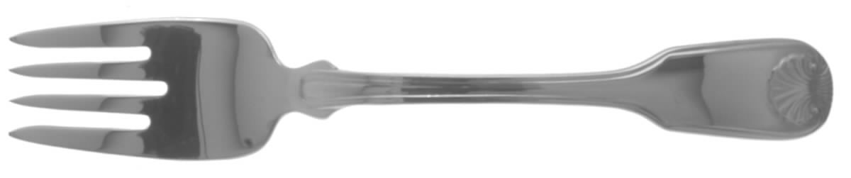 Colonial Shell (Stainless, 1961) Individual Salad Fork by Reed & Barton-1