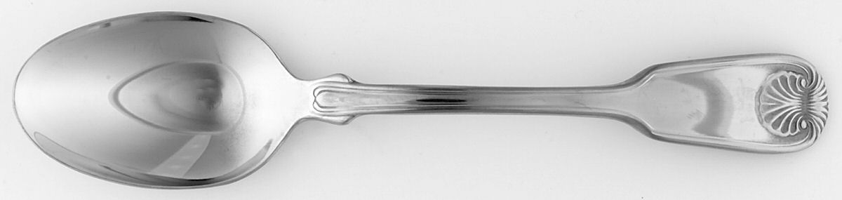 Colonial Shell (Stainless, 1961) Place/Oval Soup Spoon by Reed & Barton-1