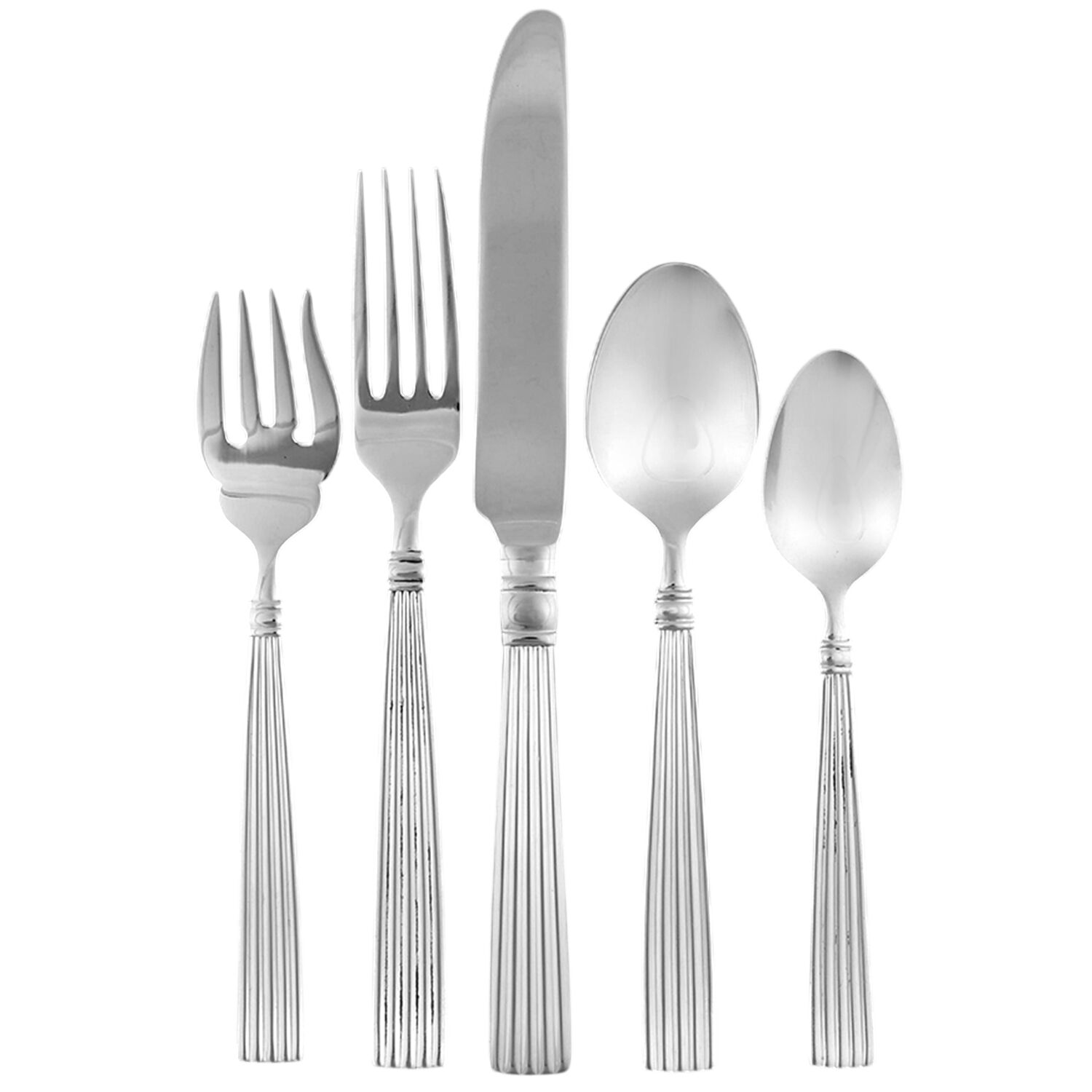 Crescendo (Stainless, Glossy) 40  Piece Estate Set by Reed & Barton-1